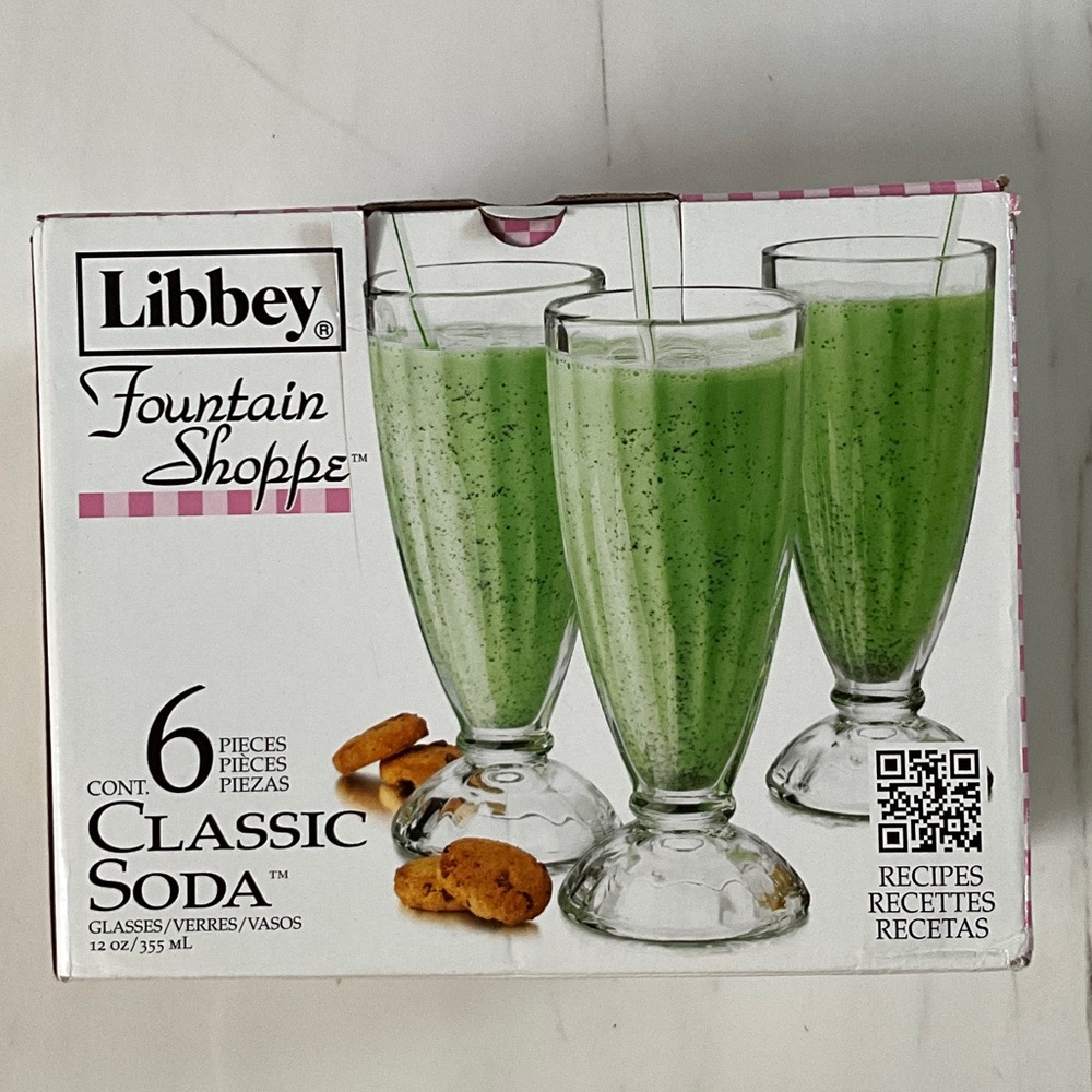 Brand New Classic Soda glasses